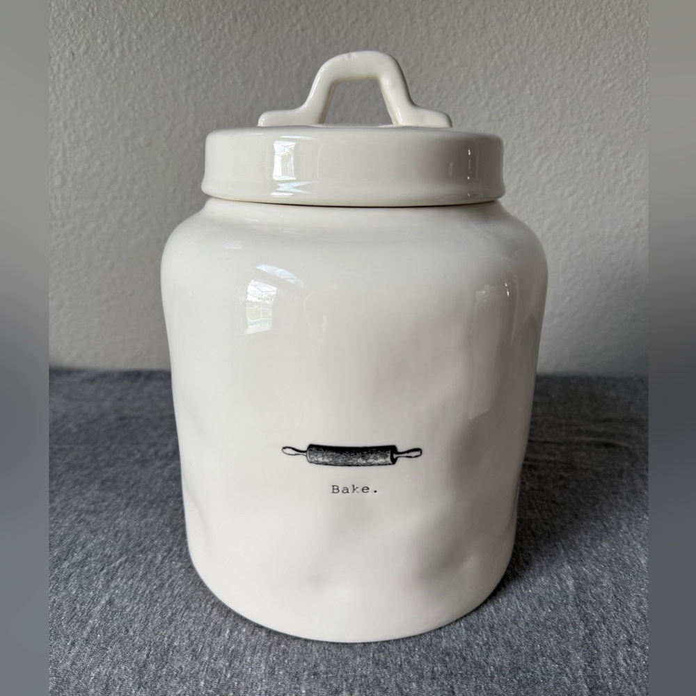 Rae Dunn “Bake” Chubby canister